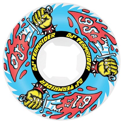 61MM TEAM RIDER WHITE BLUE 95A