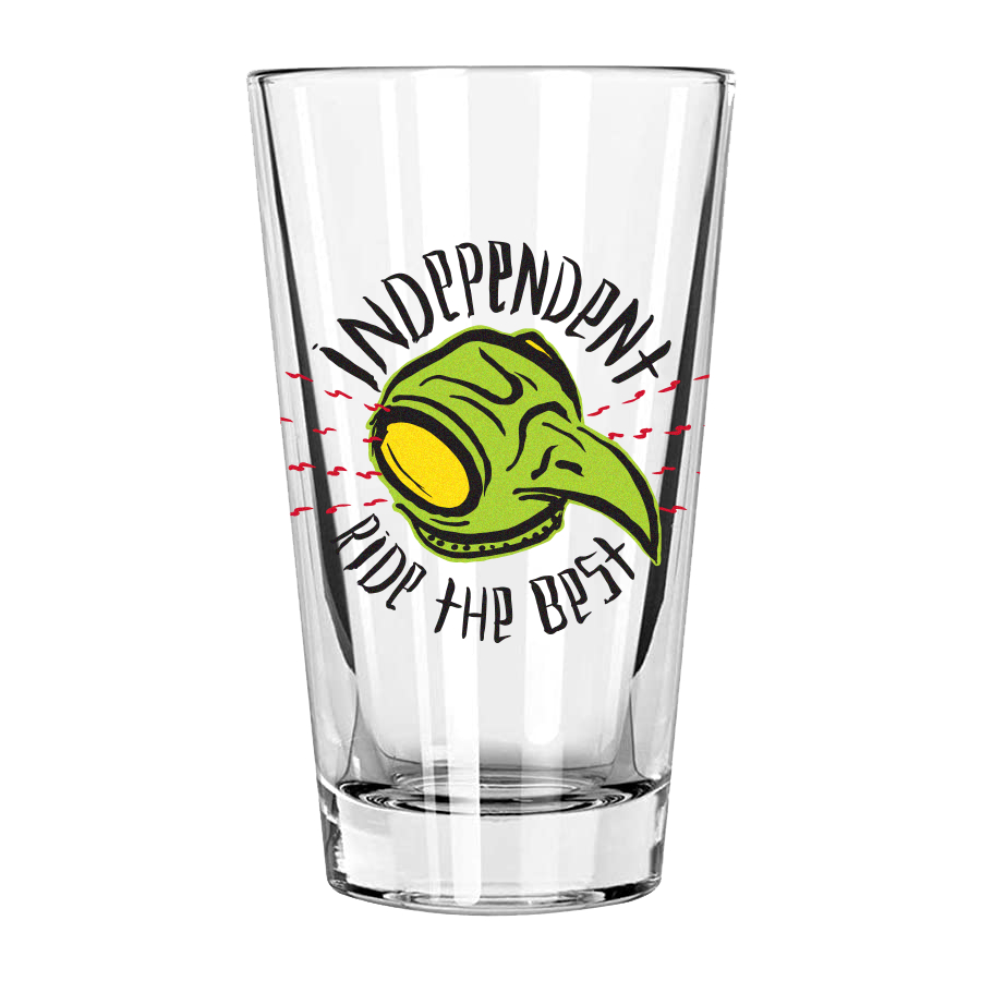 HAWK TRANSMISSION PINT GLASS CLEAR