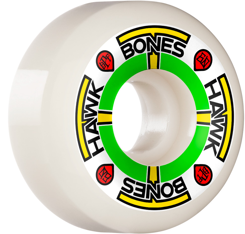 HAWK T-BONES II 60MM P5 SIDECUT 84B WHITE