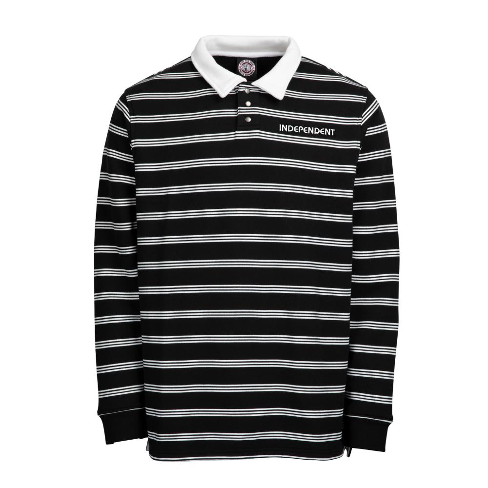 CREW BAUHAUS STRIPE POLO