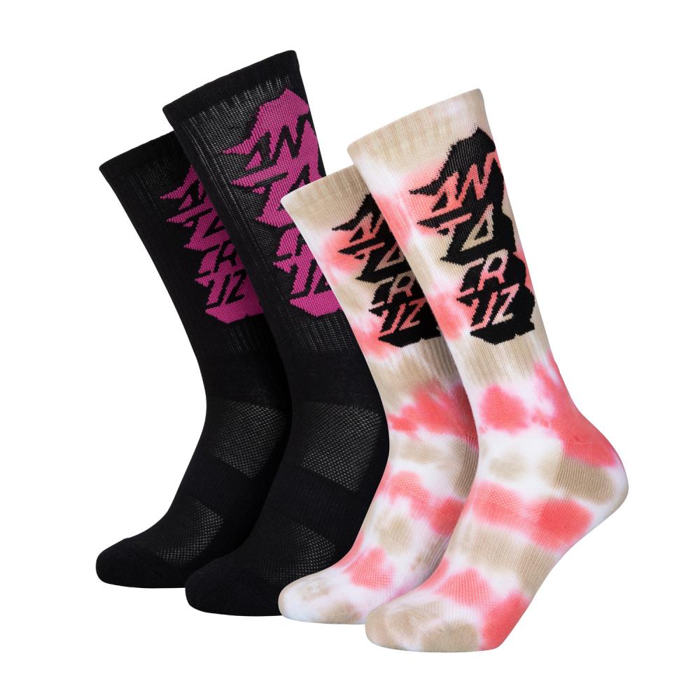 Women Socks Stacked Strip (2 Pack)