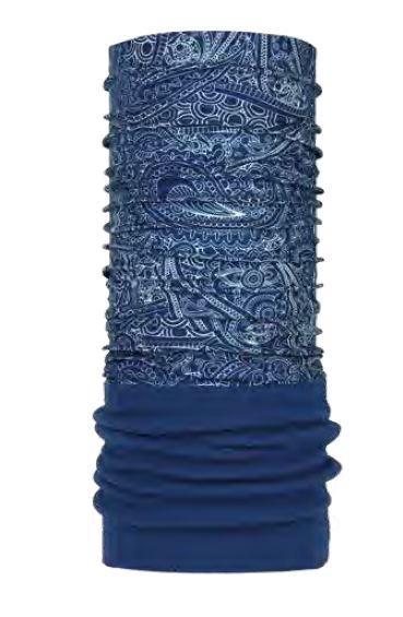 [8868-131] Pac Recycled Fleece Arwana Dark Blue Bandana