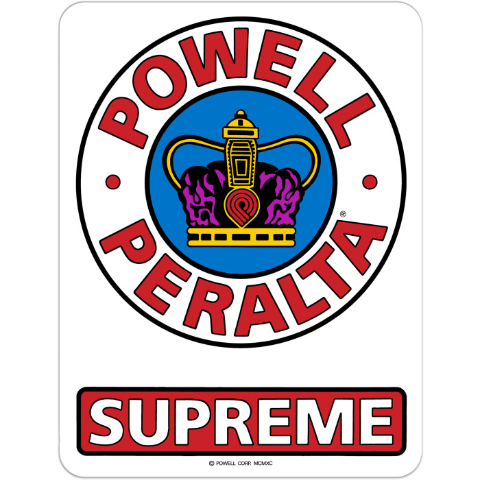 STICKER P/P SUPREME OG RED/WHITE/BLUE