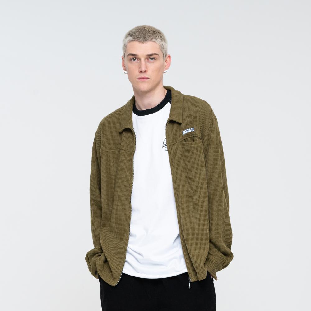 Shirt L/S Arch Strip Wafflee