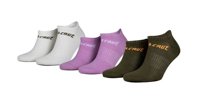 Women Socks Strip No Shows (3 Pack)