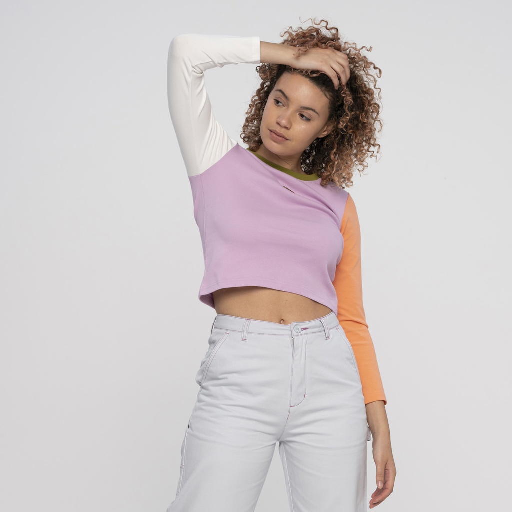 Tee L/S Women Classic Dot Front