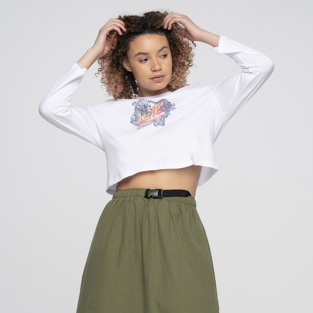 Tee L/S Women Dragon Dot