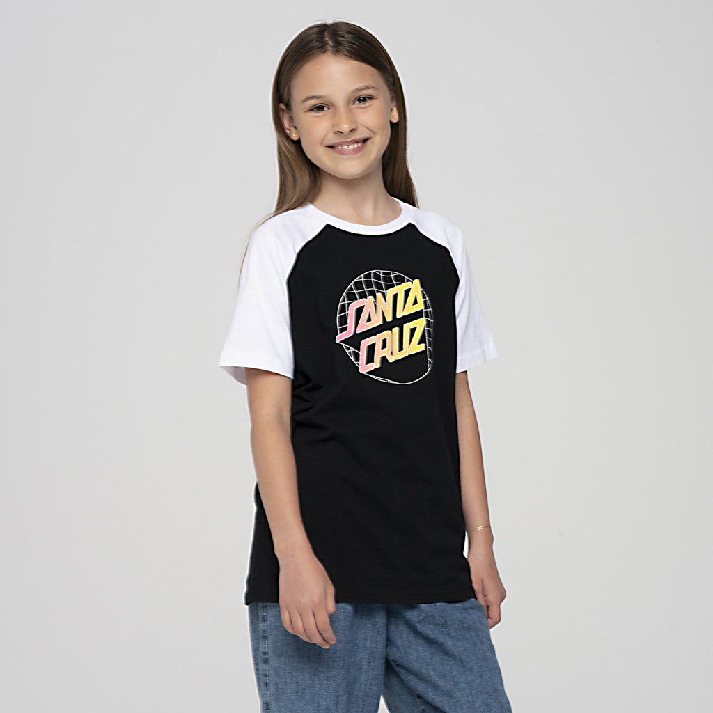 Youth Tee Grid Delta Dot Raglan