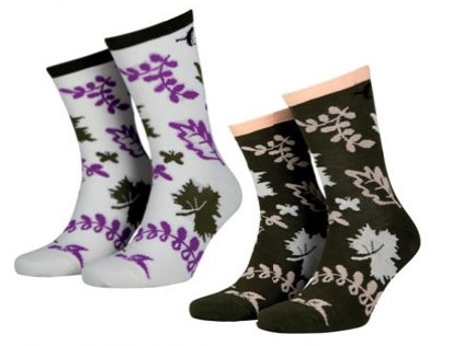 Women Socks Foliages (2 Pack)
