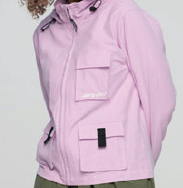 Women Jacket Strip Cargo