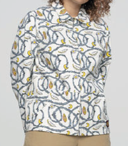 Women Jacket Barbed Repeat