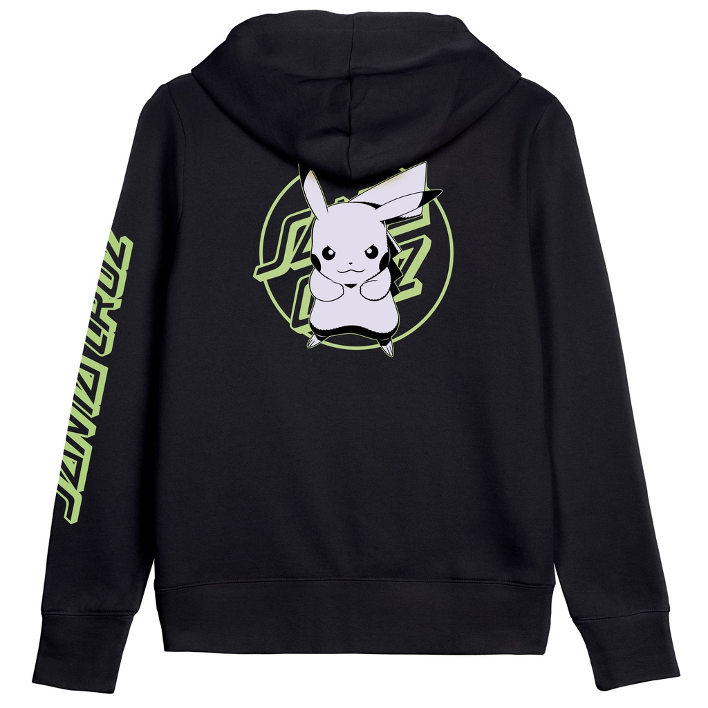 [SCA-WHD-0810] Hood Women Pikachu Dot (Black, 6)