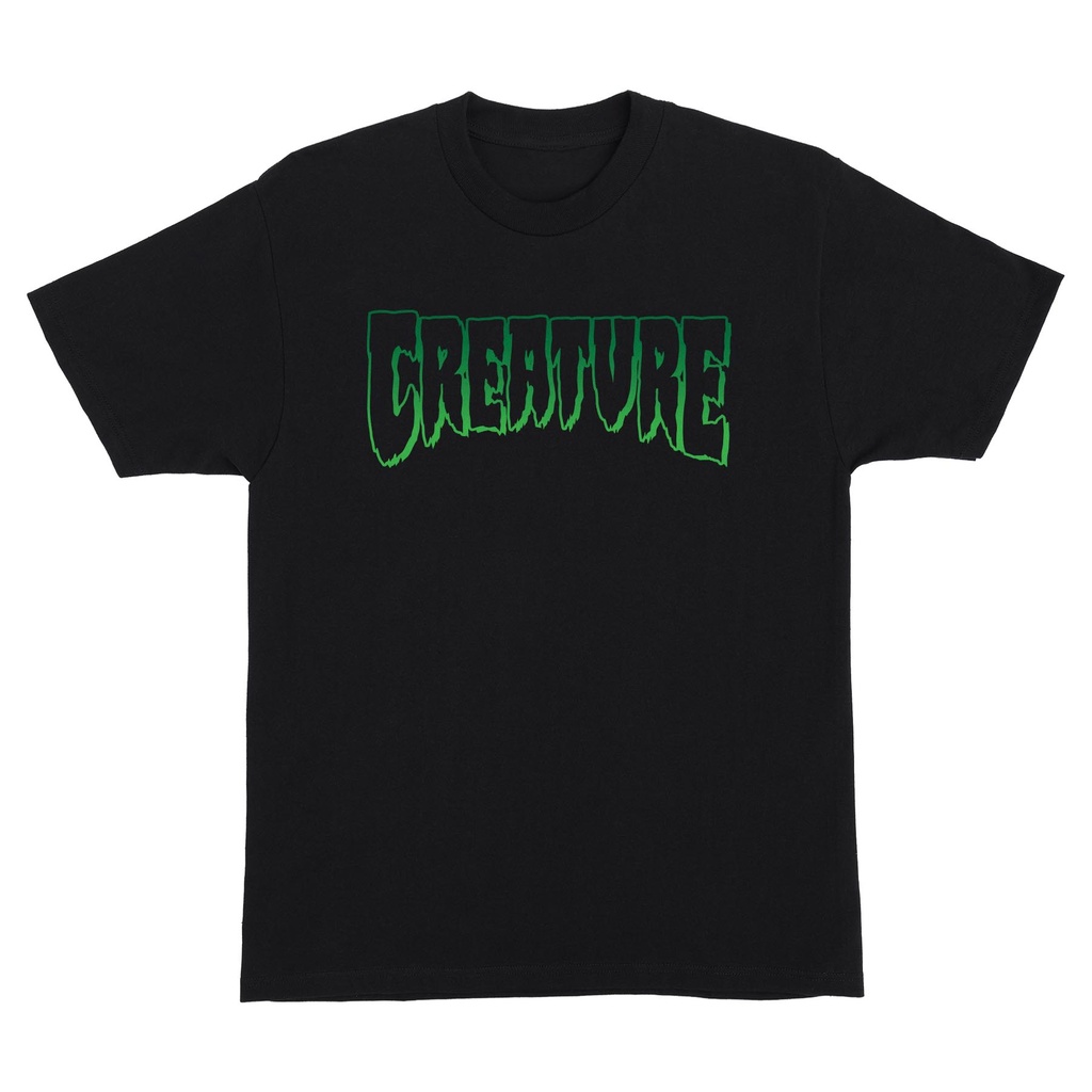 [44154023-92912] T-Shirt Logo Outline (Black, L)