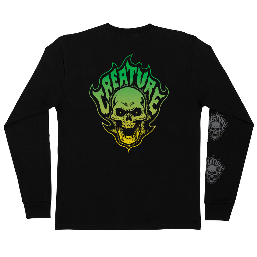 TEE L/S BONEHEAD FLAME