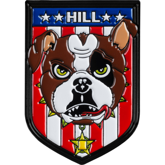 LAPEL FRANKIE HILL BULLDOG PIN
