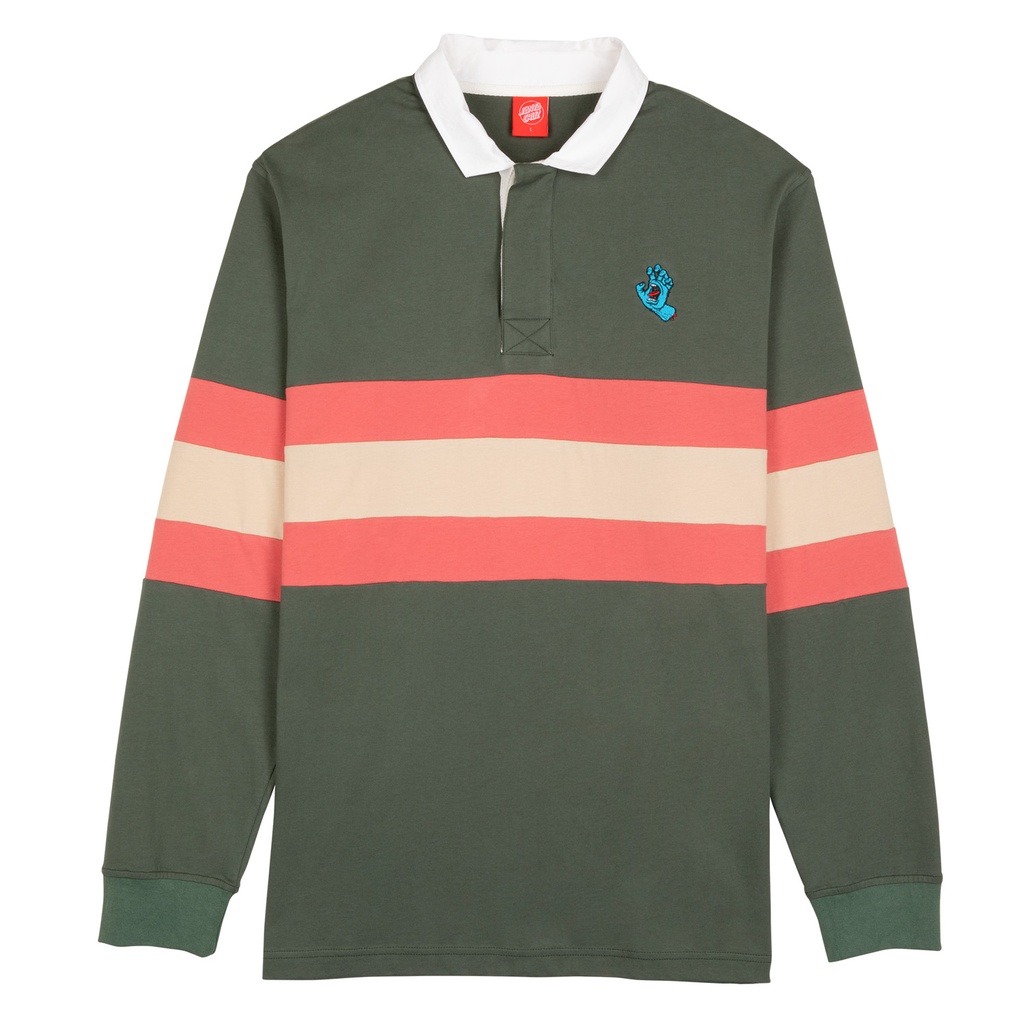 Polo L/S Mini Hand Stripe