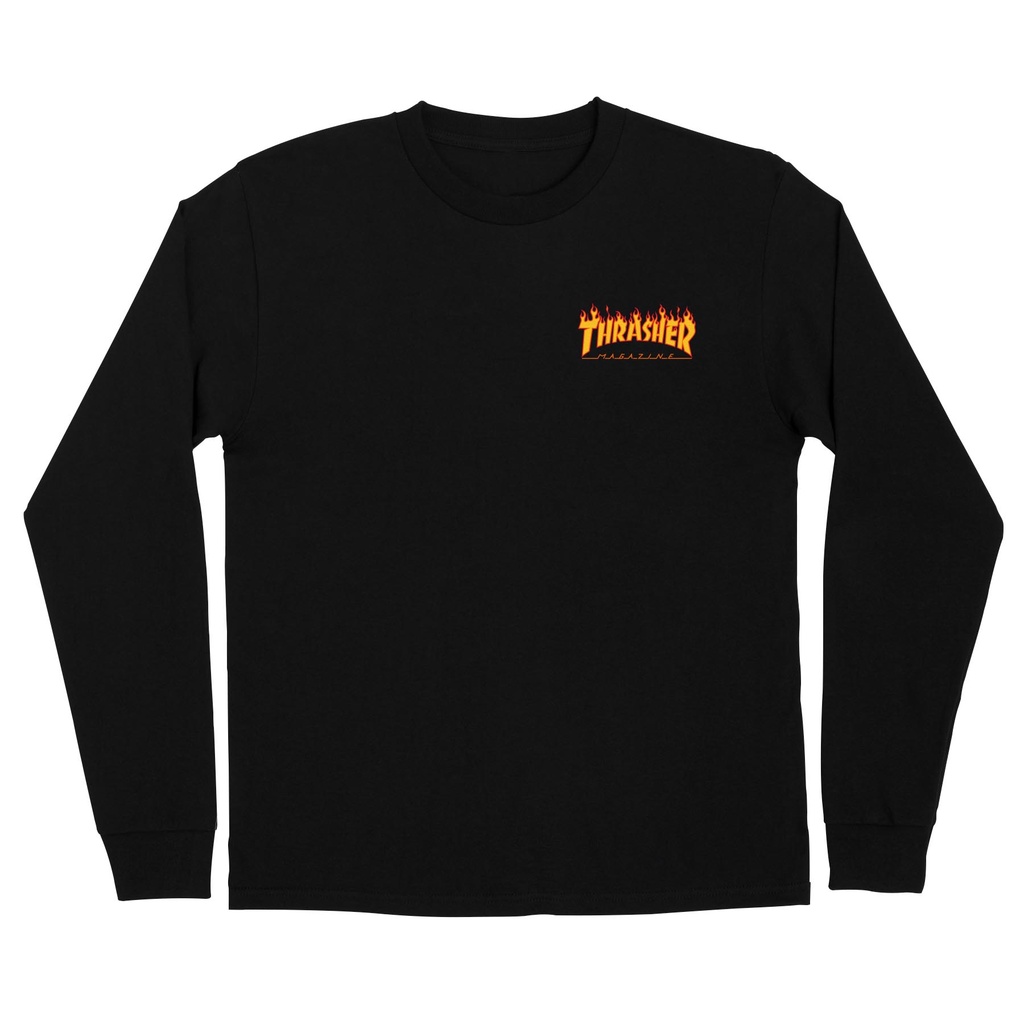Tee L/S Thrasher Flame Dot L/S Midweight