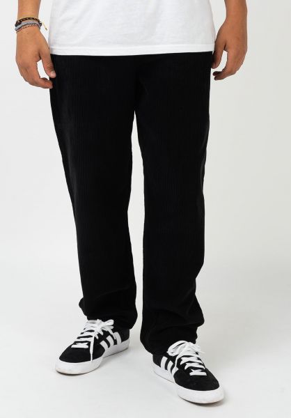 [01PA0301-10-28 L30] X-Tra Baggy Cord Pants (Black, 28-L30)