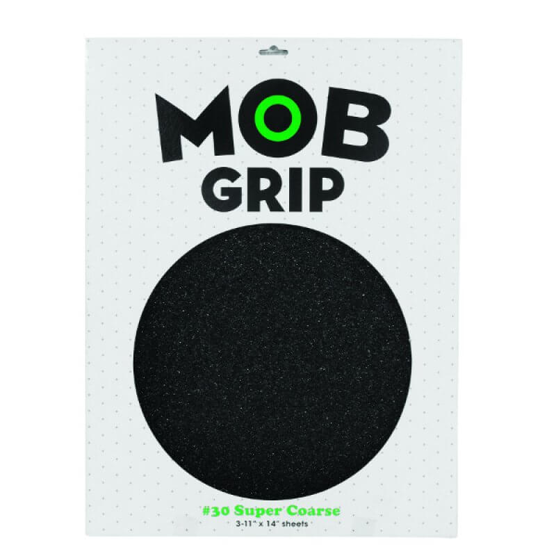 Mob Super Coarse Longboard Grip 11X14 Black X 3U. (1 Sheet)