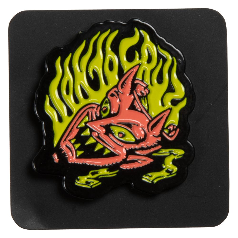 DELFINO DEVIL MASK PIN BADGE