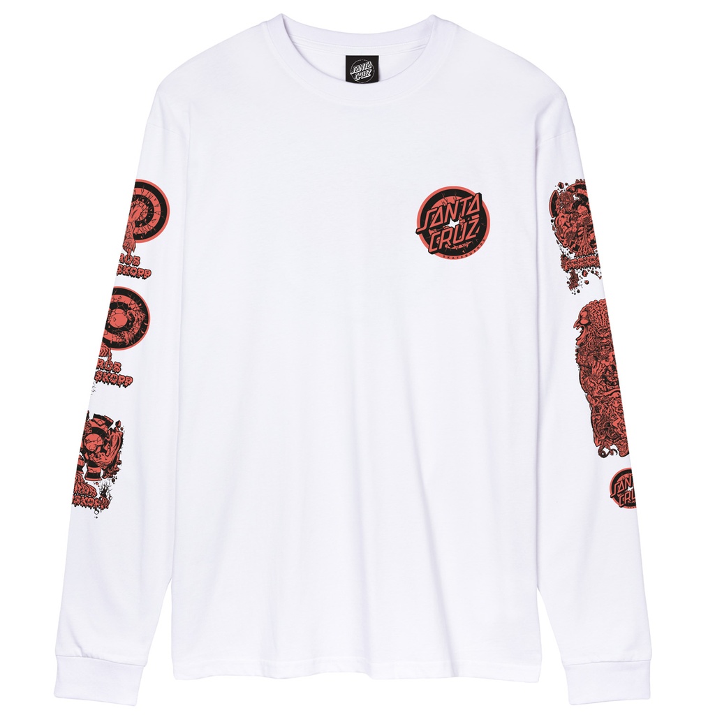 Tee L/S Rob Evolution White