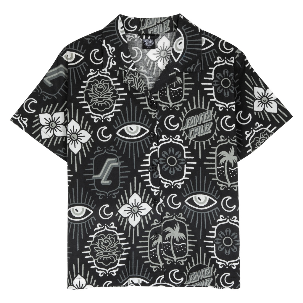 Women Shirt S/S Patchwork