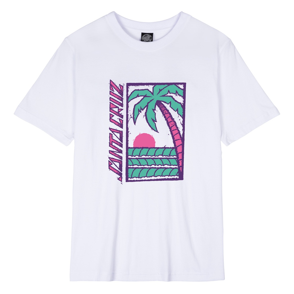 Women Tee Palm Strip