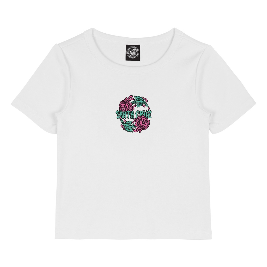 Women Tee Dressen Rose Crew Two Front
