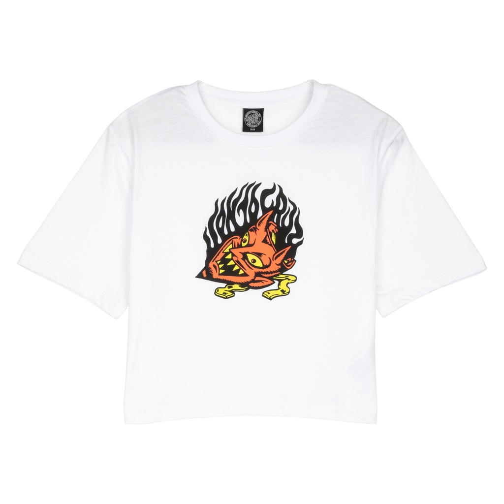 Women Tee Delfino Devil Mask Front