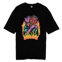 WOMEN TEE DELFINO DEVIL FRONT OVERSIZED 