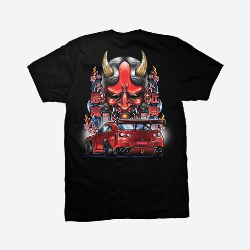 [PTM-3654] STREET DEVIL TEE (M, BLACK)