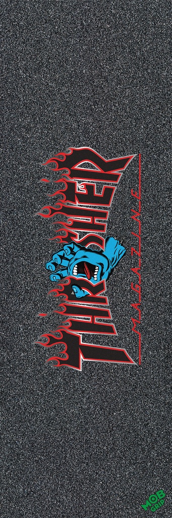THRASHER X SC SCREAMG FLAME LOGO GRIP TAPE 11 X 33  1 SHEET