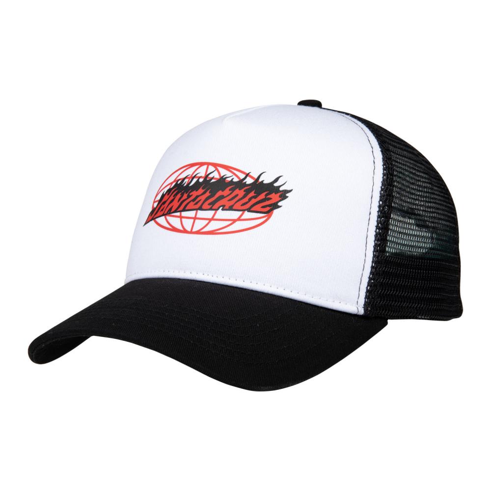MESHBACK GLOBAL FLAME OVAL