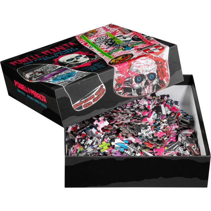 PUZZLE SKULL & SWORD GEEGAH HOT PINK