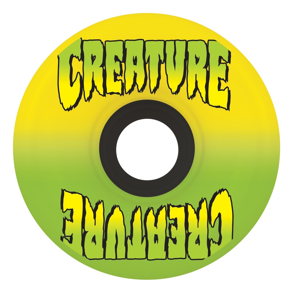 60MM CREATURE BONEHEAD SUPER JUICE  YELLOW GREEN 78A