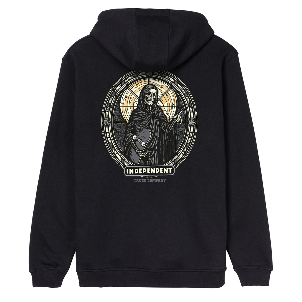 [INA-HDY-9766] Hood Itc Stained (BLACK, M)