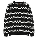 KNIT CREW CHECK STRIPE