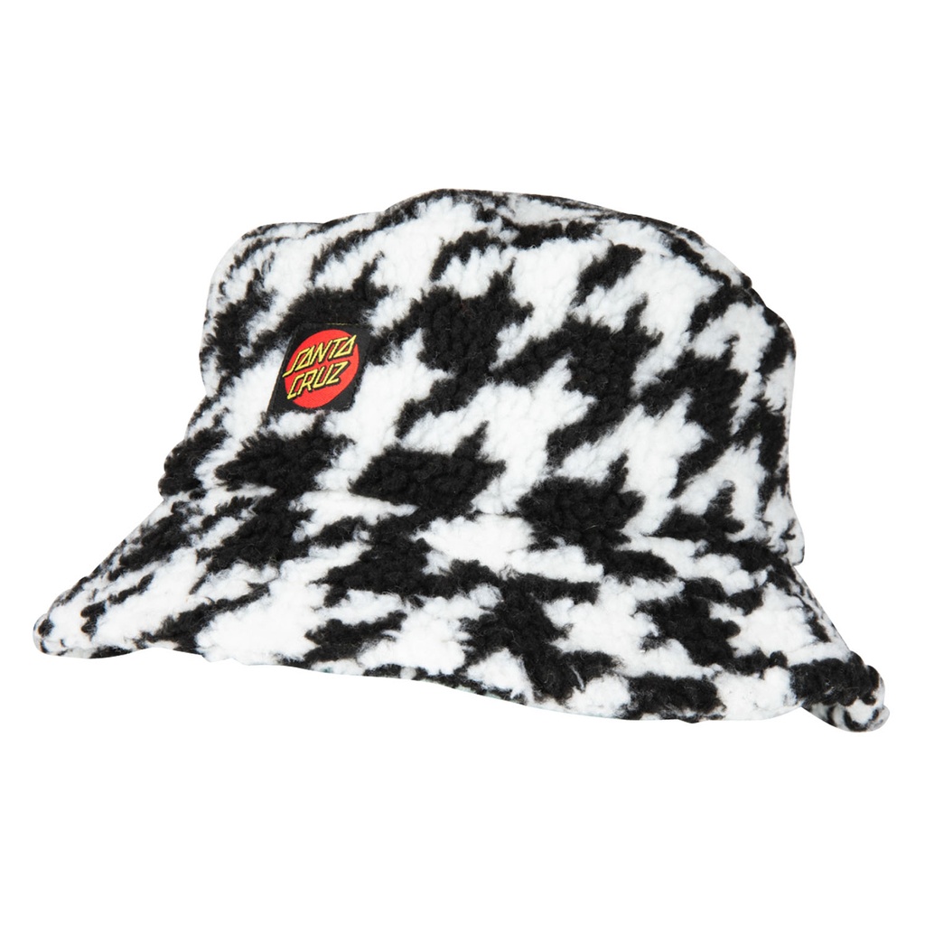 Women Classic Dot Sherpa Bucket Hat
