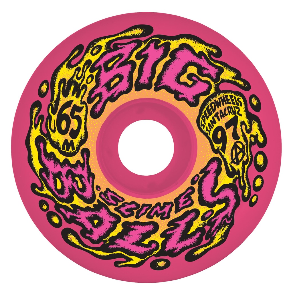 65MM BIG BALLS REISSUE PINK 97A SLIME BALLS WHEELS