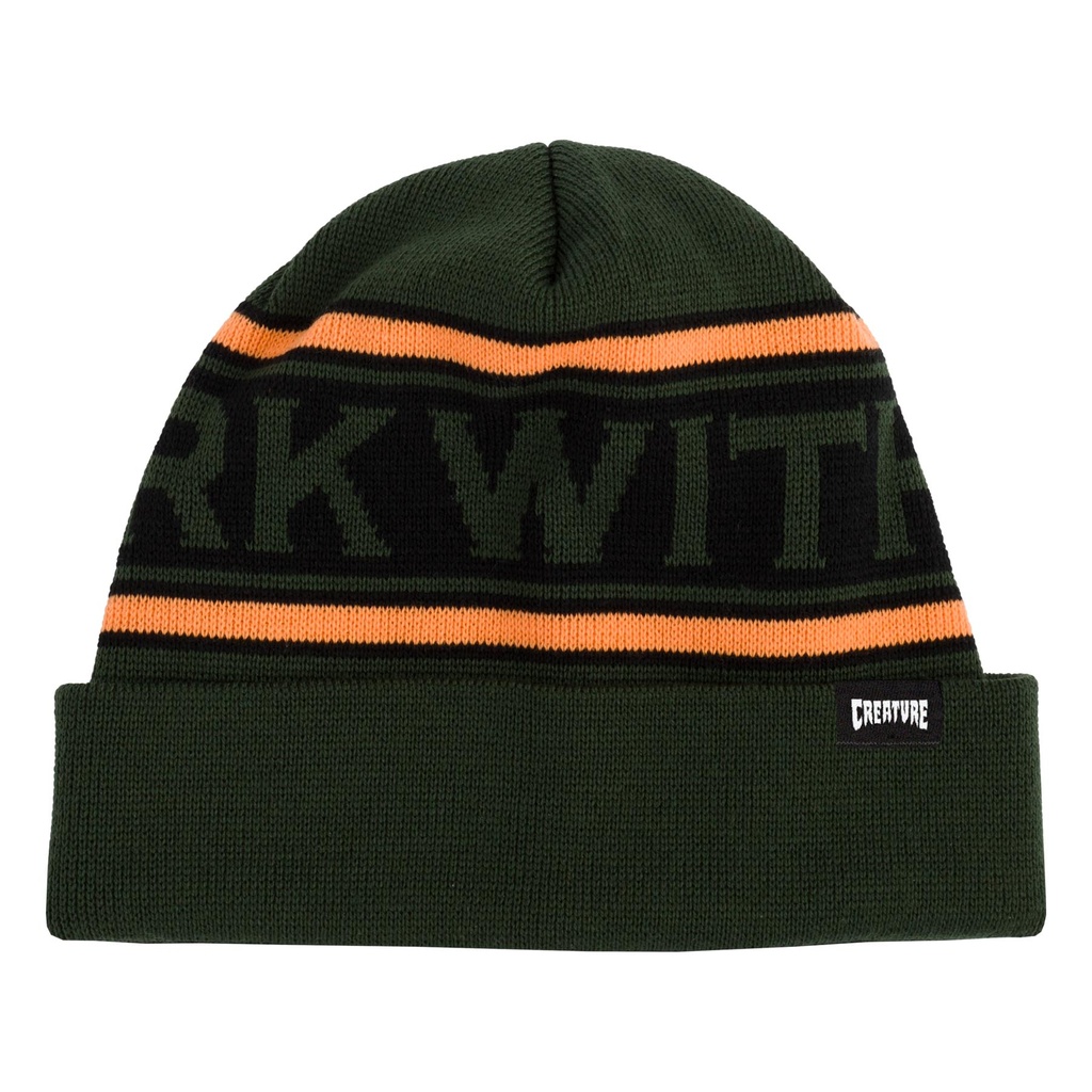 [44442150-OLIVE] Beanie Lurk Whith Us (OLIVE)