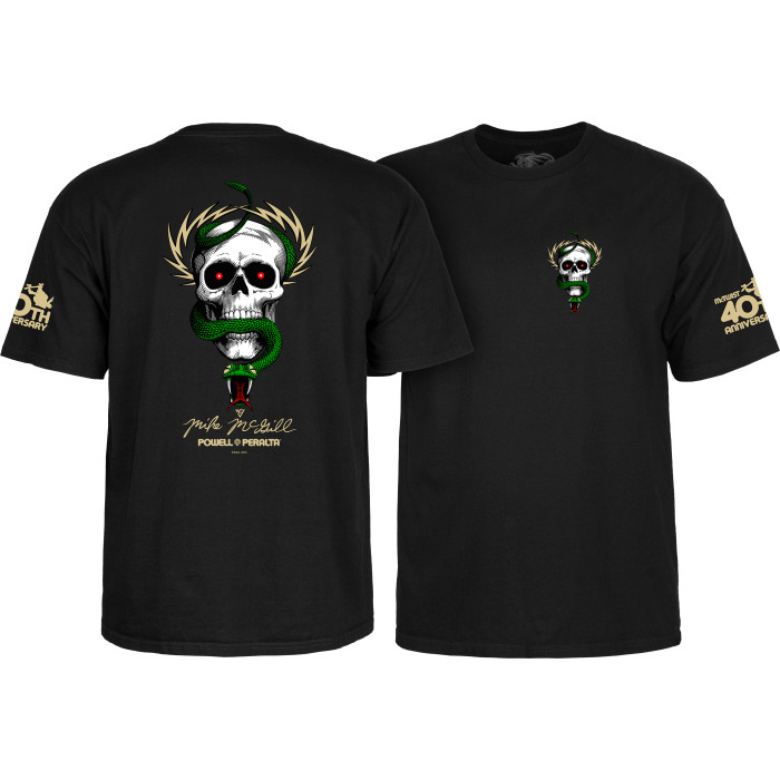 [CTMPPMMSS40XS] TEE MCGILL SKULL&SNAKE 40TH (S, BLACK)