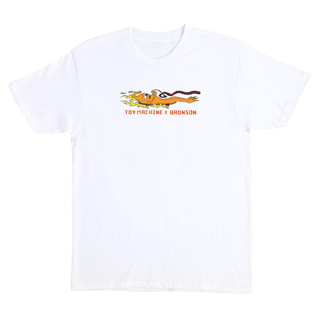 [44156425-155750] Tee Bronson X Toy Machine (WHITE, XL)
