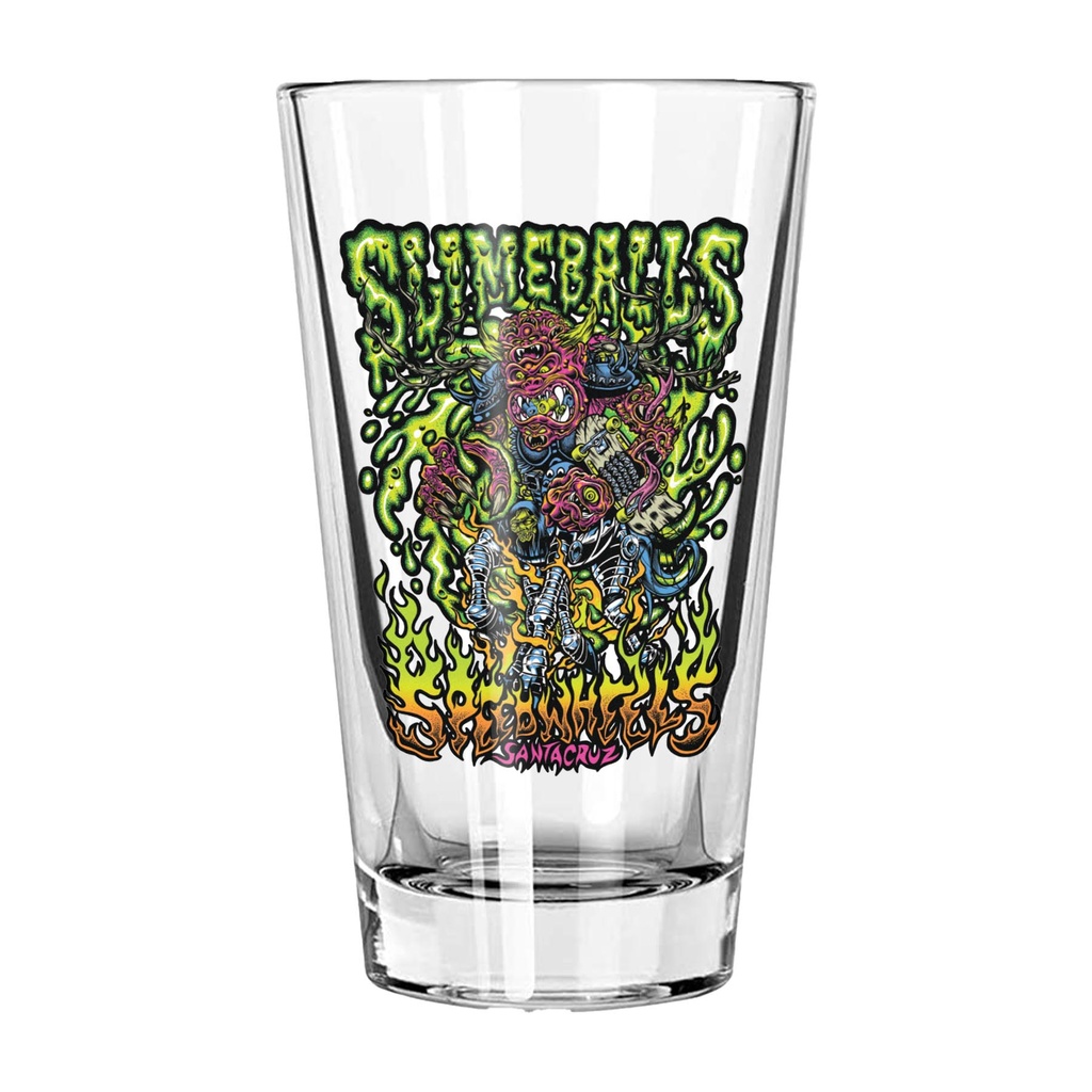PINT GLASS DIRTY DONNY OG SLIME SLIME BALLS