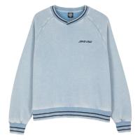 Women Crew Strip Emb