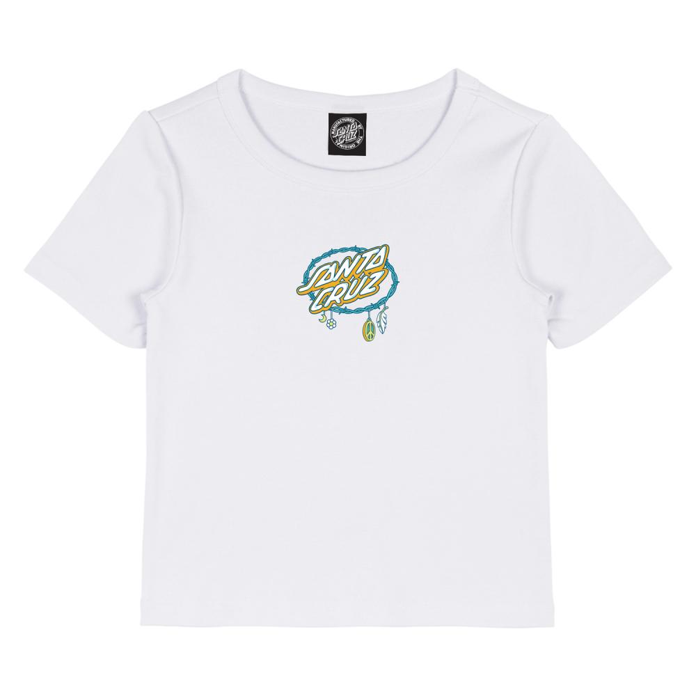 TEE WOMEN BARBED OVAL DOT FRONT 