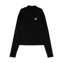 TOP L/S WOMEN OPUS DOT MOCK NECK 