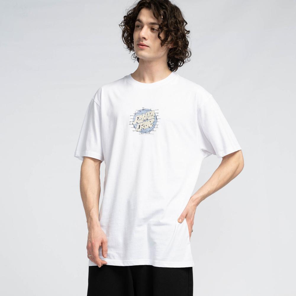 TEE SCRAWL BRICK DOT FRONT 