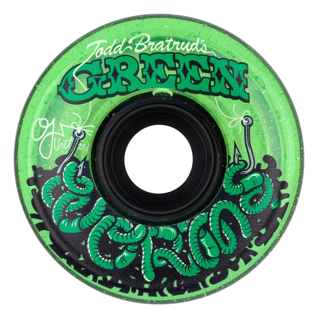 60MM GREEN WORMS SUPER JUICE GREEN 78A