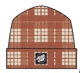 BEANIE OPUS DOT CHECK Baked Clay/Ckalk Check