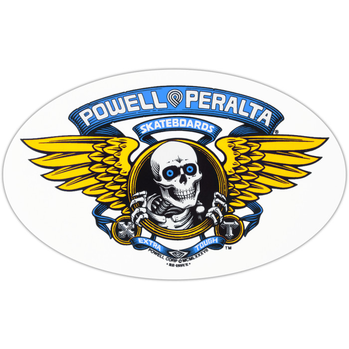 [SSWRPB] STICKER WINGED RIPPER BLUE 6.5"